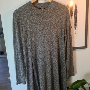 Madewell Marled Ribbed long sleeve dress